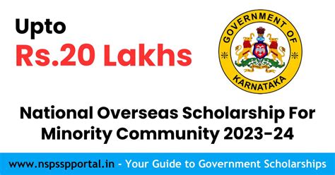 national overseas scholarship for minorities.